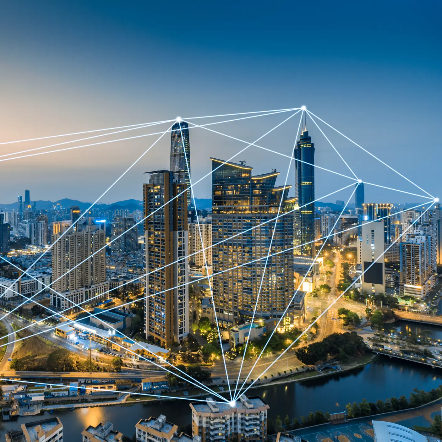 Generic city skyline image